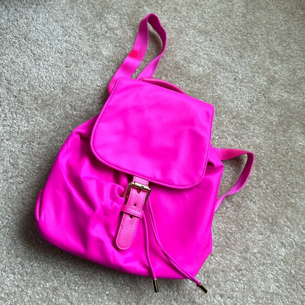 Stoney Clover Lane Hot Pink Nylon Backpack